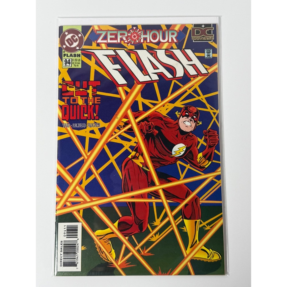 The Flash 94 DC Comics 1994 Zero Hour Cut to the Quick Mark Waid Carlos Pacheco